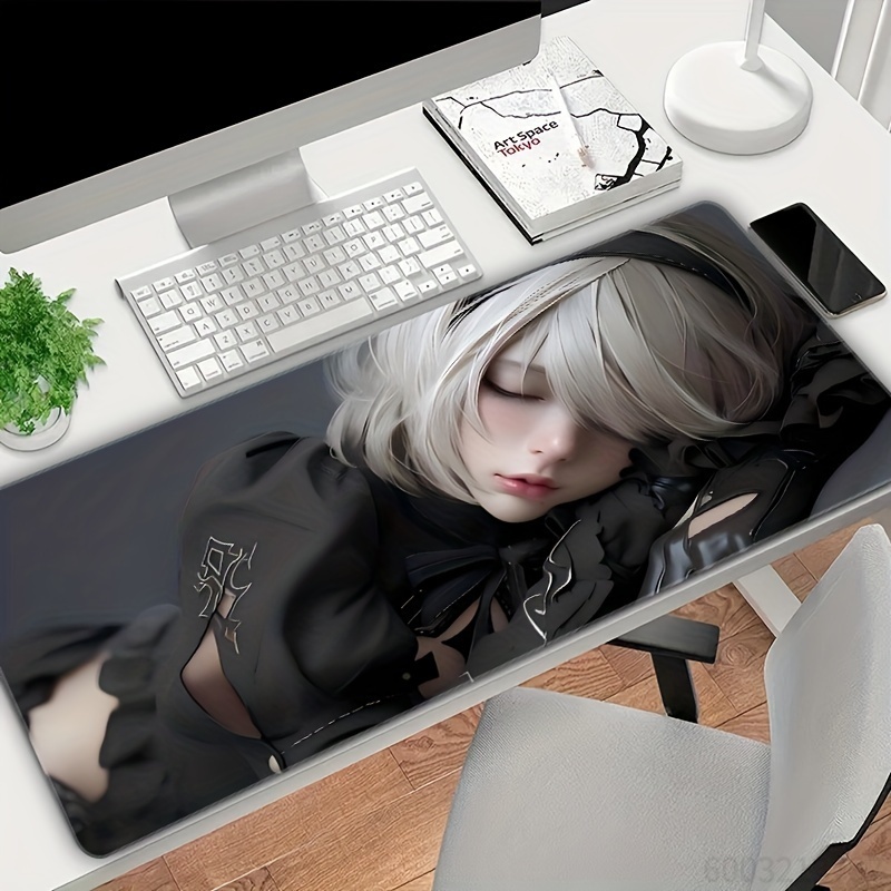Laptop Accessories Girls - Short Hair Anime Girl Theme Mouse