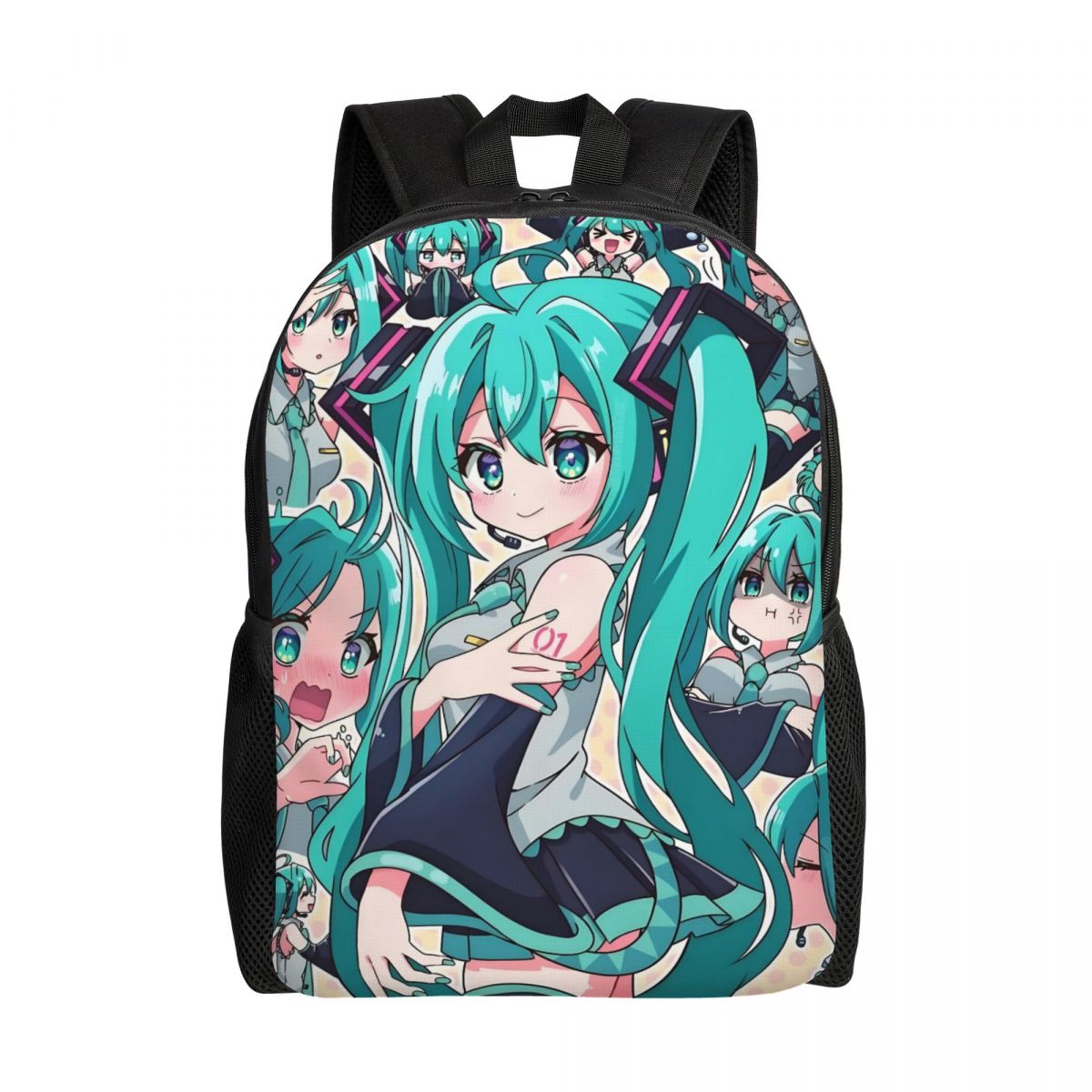Laptop Accessories Bag For Men - Custom Comics H-Hatsuned M-Mikus Laptop Backpack