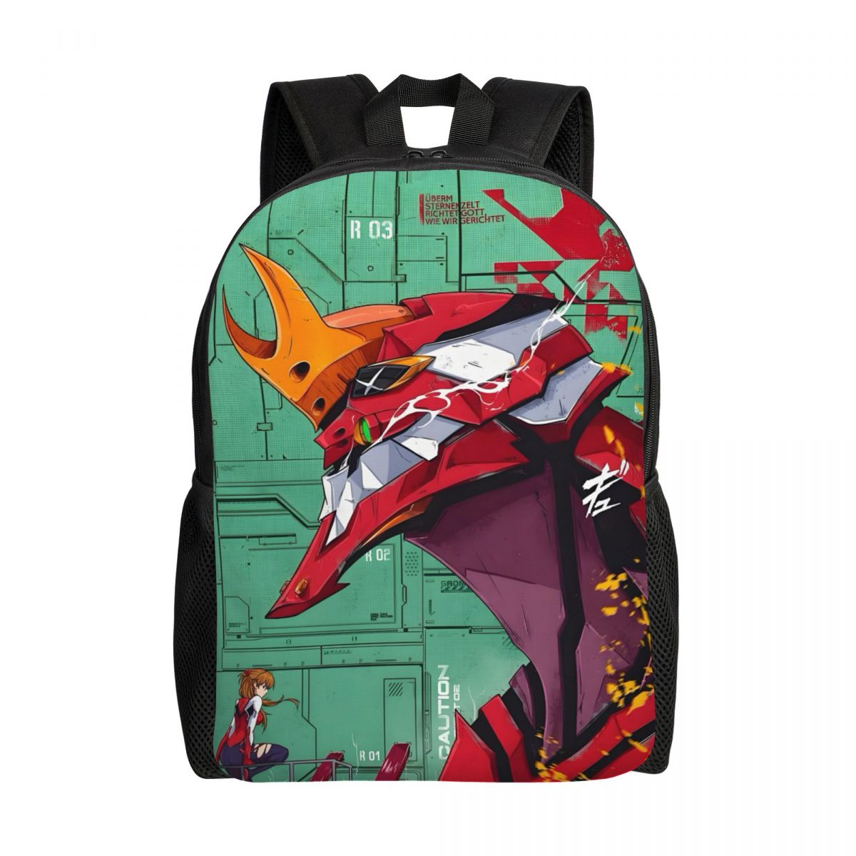 Laptop Accessories Bag For Men - Custom Mangas E-Evangeliones Movies Backpack for
