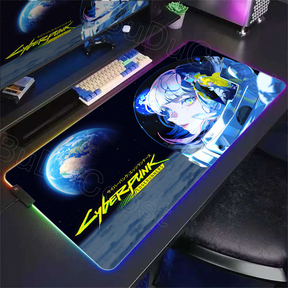 Laptop Accessories Girls - HD Anime Girl Mouse Pad RGB