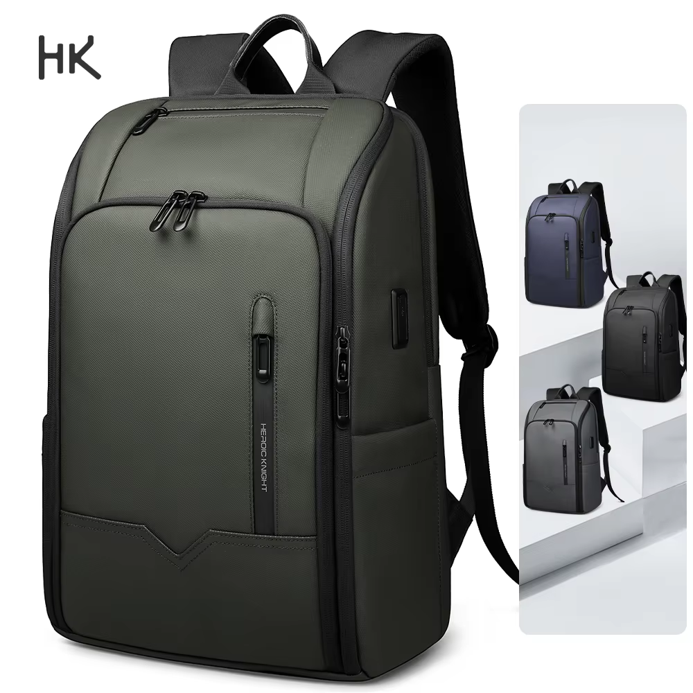 Laptop Bag Waterproof - HK Business Men's Backpack 15.6 Inch