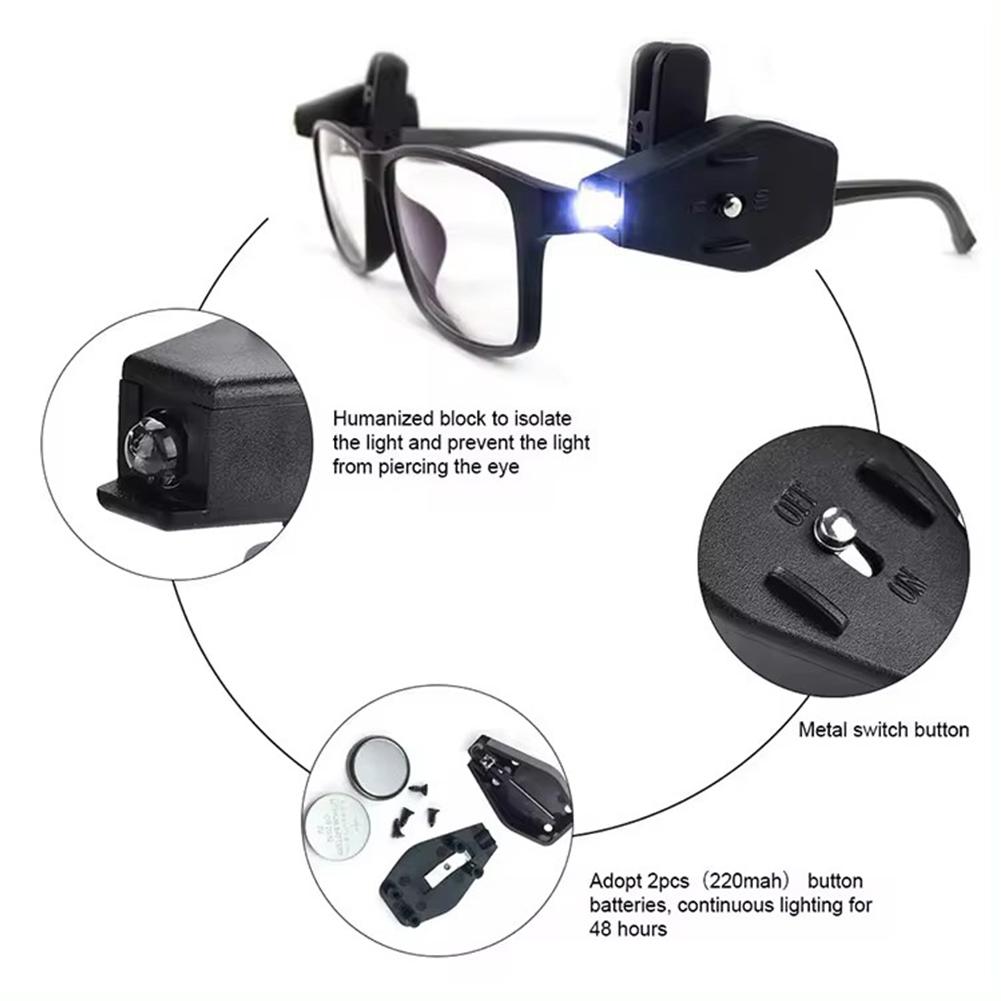 Mini LED Flashlight Glasses Re - Laptop Accessories Light recensione e prezzo