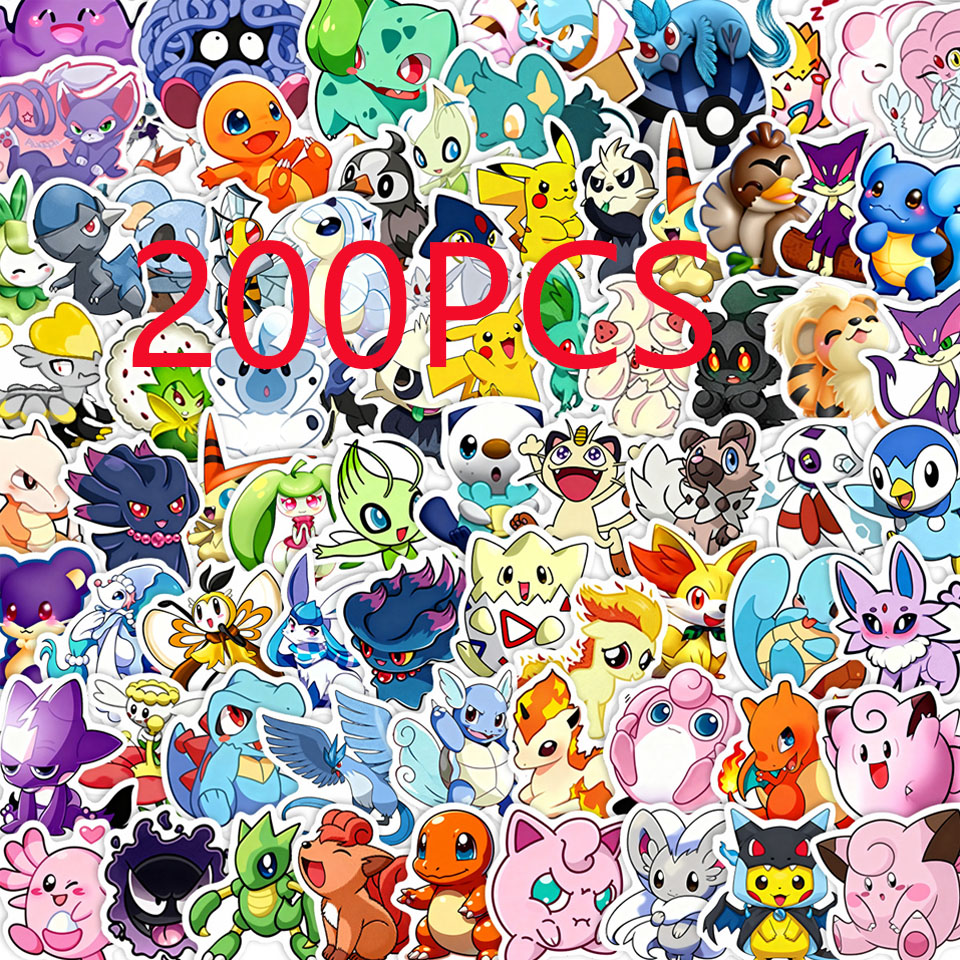 100/200pcs Pokemon Anime Stick - Laptop Accessories Wholesale recensione e prezzo