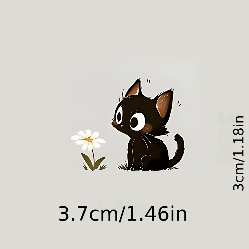 1PC Cute Black Cat Flower Stic - Laptop Accessories Light recensione e prezzo