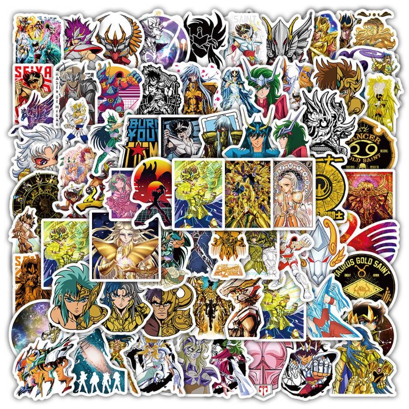 101Pcs Saint Seiya Anime Stick - Laptop Accessories Wholesale recensione e prezzo