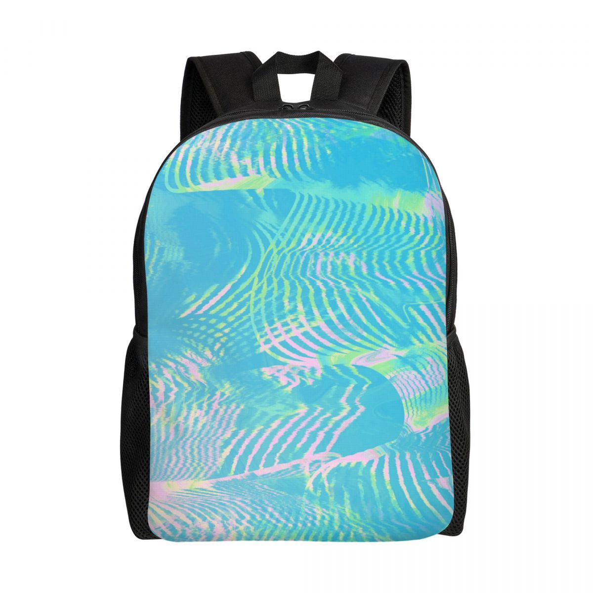 Custom Wave-green Abstract Tex - Laptop Accessories Bag For Men recensione e prezzo