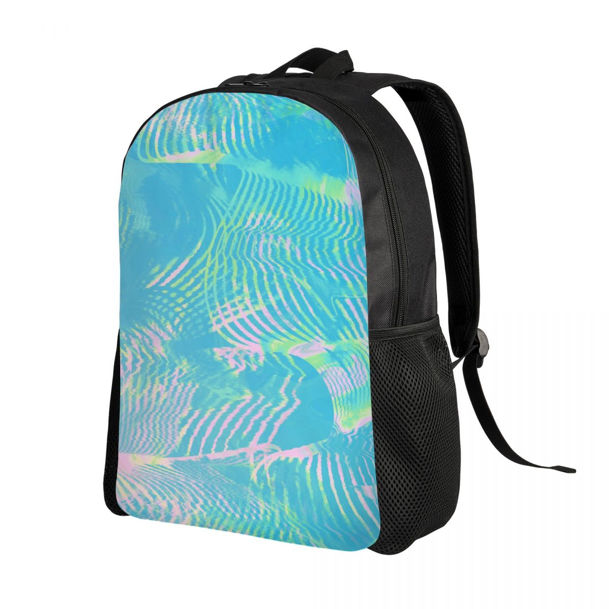 Custom Wave-green Abstract Tex - Laptop Accessories Bag For Men recensione e prezzo