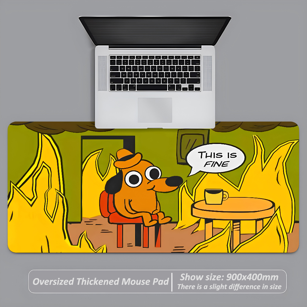 This Is Fine Dog Dachshund Mou - Laptop Extra Accessories recensione e prezzo