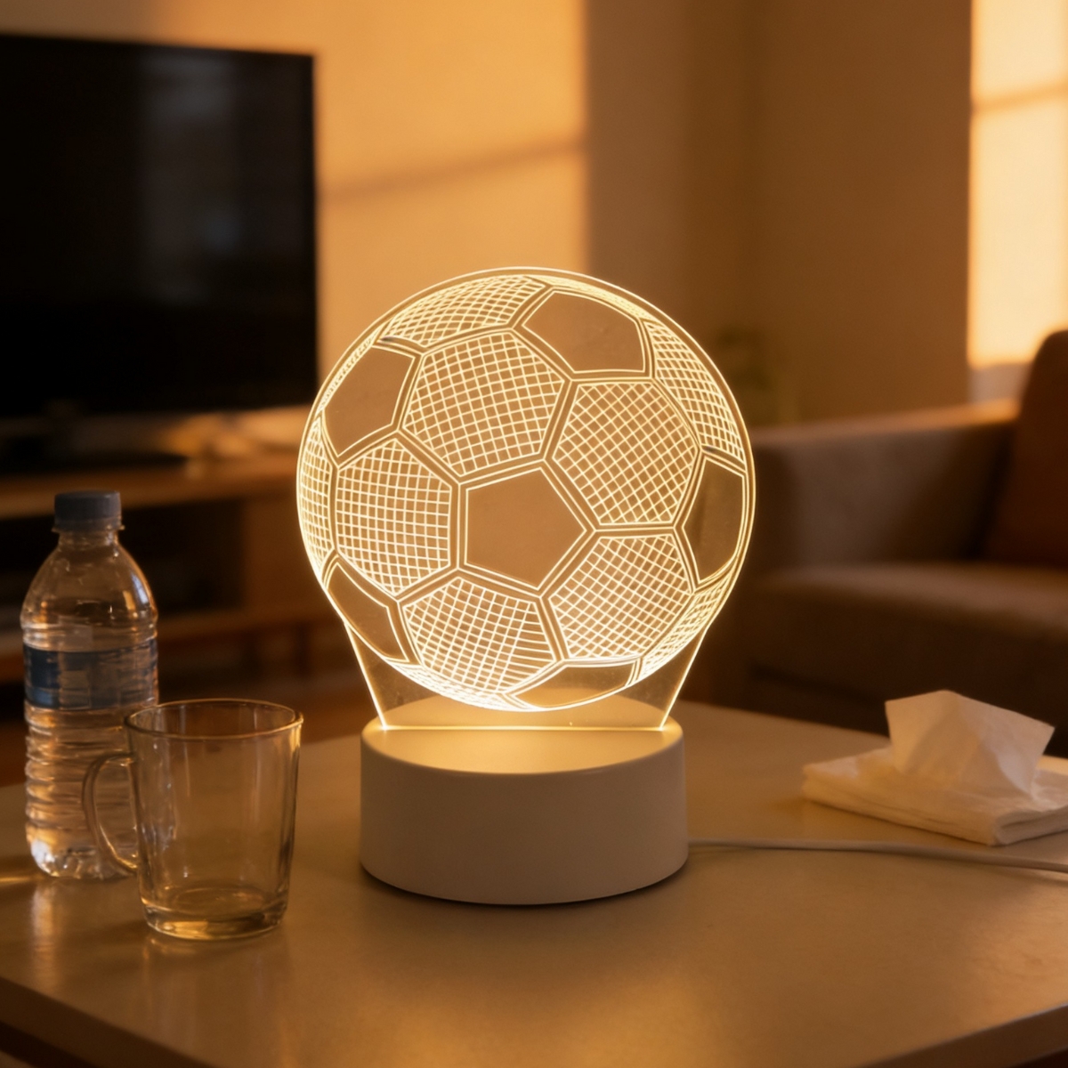 LED 3D Football Theme Table La - Laptop Accessories Light recensione e prezzo