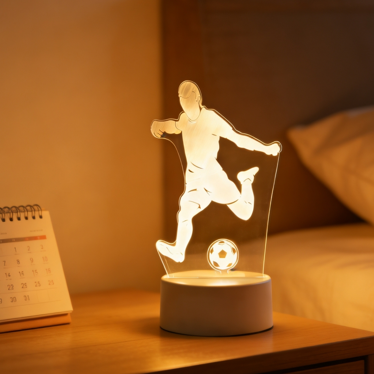 LED 3D Football Theme Table La - Laptop Accessories Light recensione e prezzo
