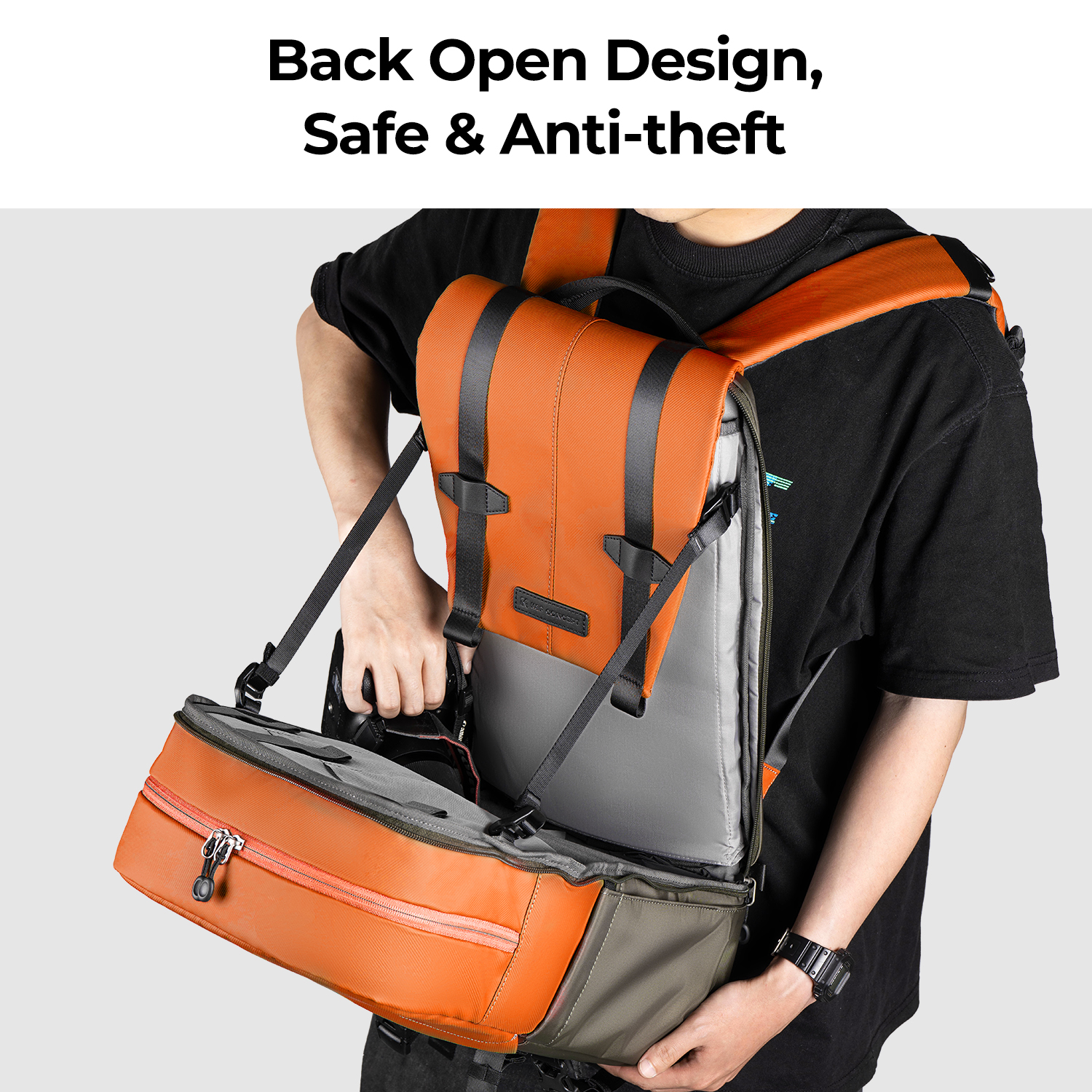 K&F CONCEPT Camera Backpack Tr - Laptop Bag Waterproof recensione e prezzo