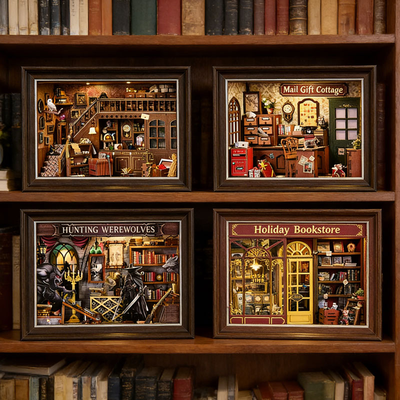 DIY 3D Wooden Book Nook Kit Mi - Laptop Accessories Light recensione e prezzo