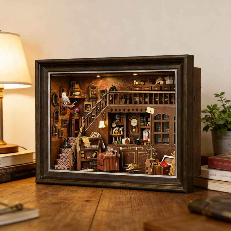 DIY 3D Wooden Book Nook Kit Mi - Laptop Accessories Light recensione e prezzo
