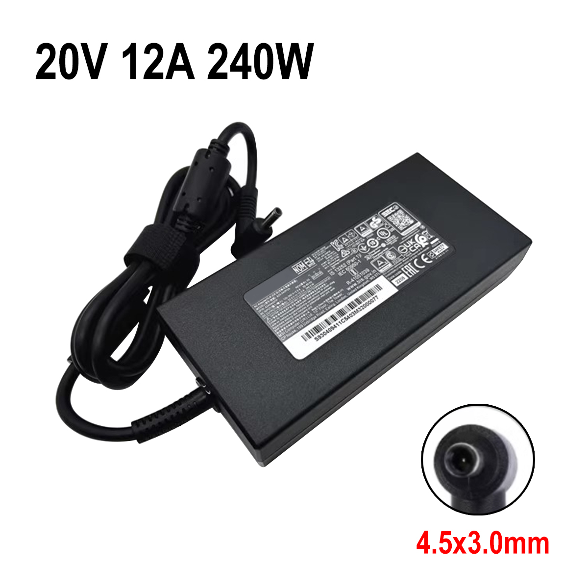 240W 20V 12A Laptop Power Adap - Laptop Accessories Uk recensione e prezzo
