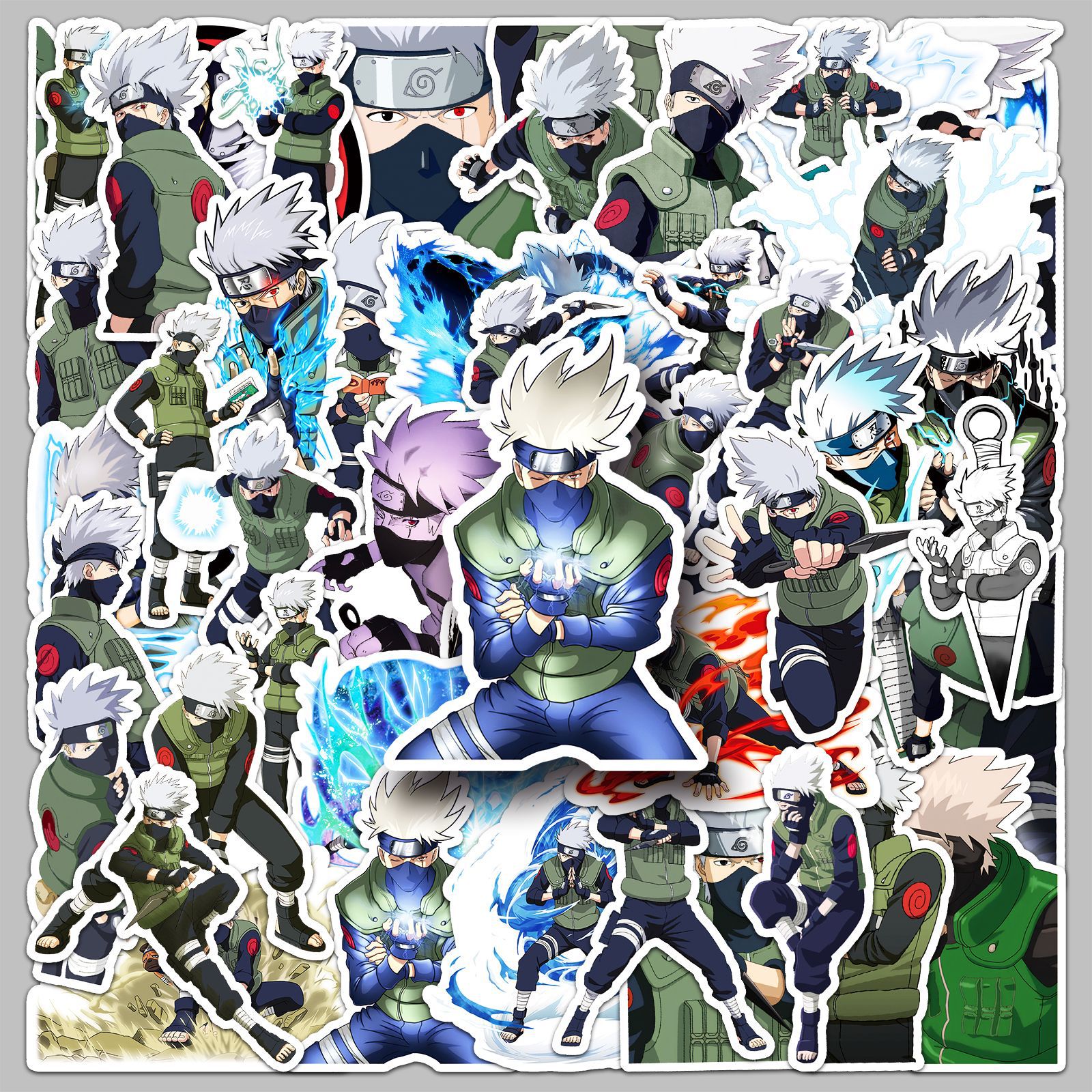 50pcs Anime Naruto Hatake Kaka - Laptop Accessories Wholesale recensione e prezzo