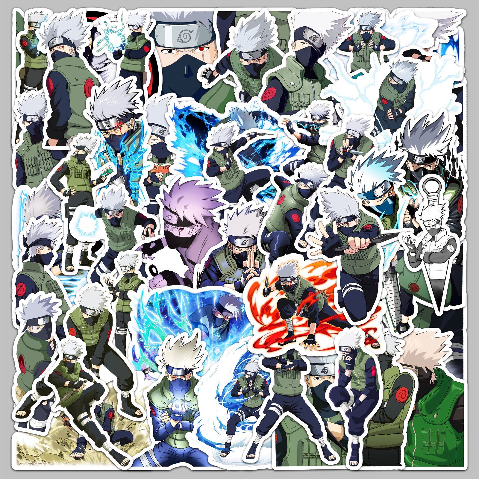 50pcs Anime Naruto Hatake Kaka - Laptop Accessories Wholesale recensione e prezzo