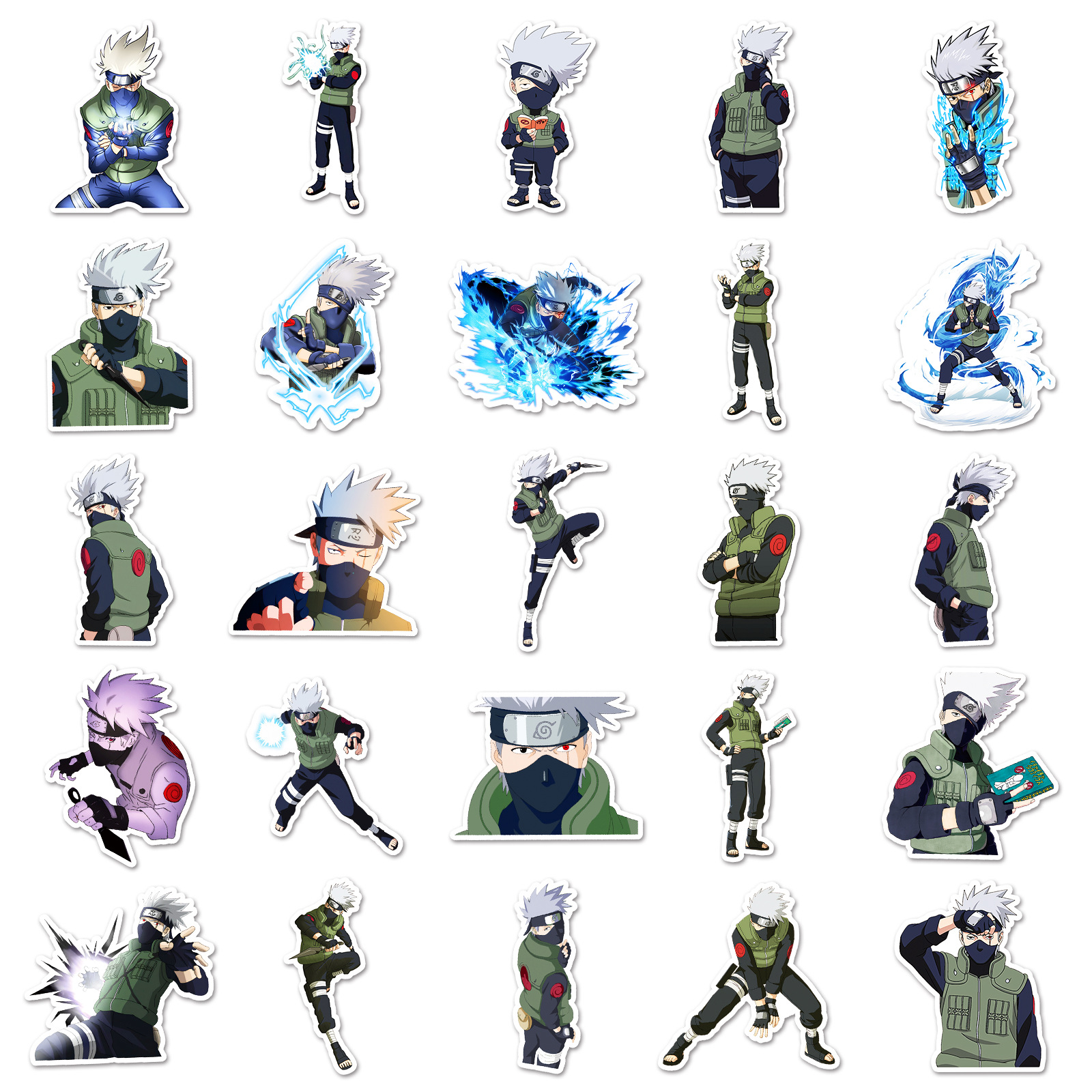 50pcs Anime Naruto Hatake Kaka - Laptop Accessories Wholesale recensione e prezzo