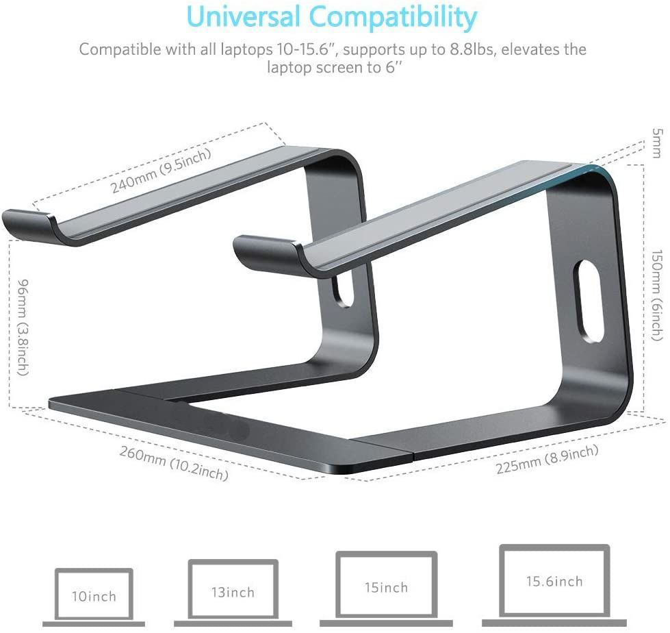 Jomaa Laptop Stand Ergonomic A - Laptop Stand Riser recensione e prezzo