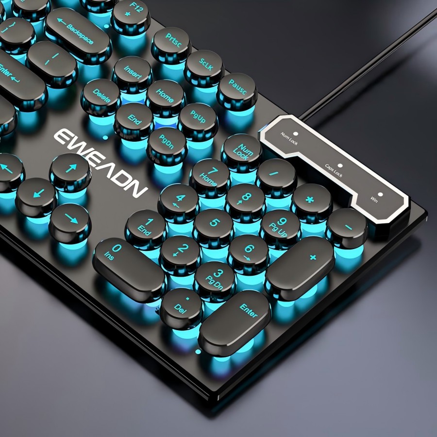 EWEADN Typewriter Gaming Keybo - Laptop Extra Accessories recensione e prezzo