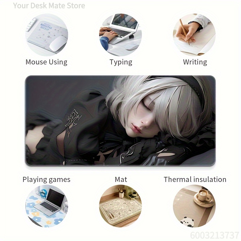 Short Hair Anime Girl Theme Mo - Laptop Accessories Girls recensione e prezzo
