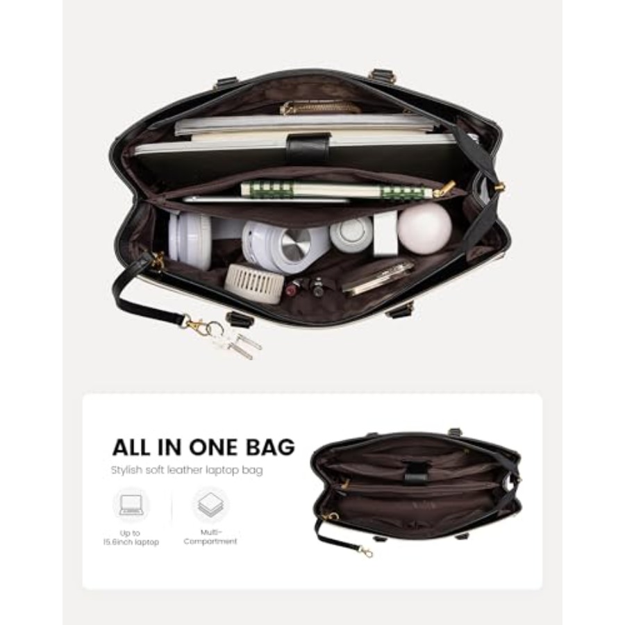 Vintage Leather Work Tote - La - Laptop Bag Waterproof recensione e prezzo