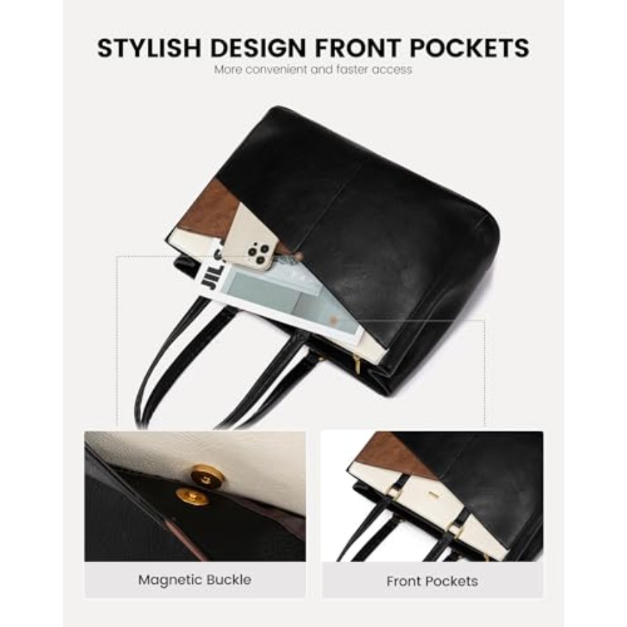 Vintage Leather Work Tote - La - Laptop Bag Waterproof recensione e prezzo