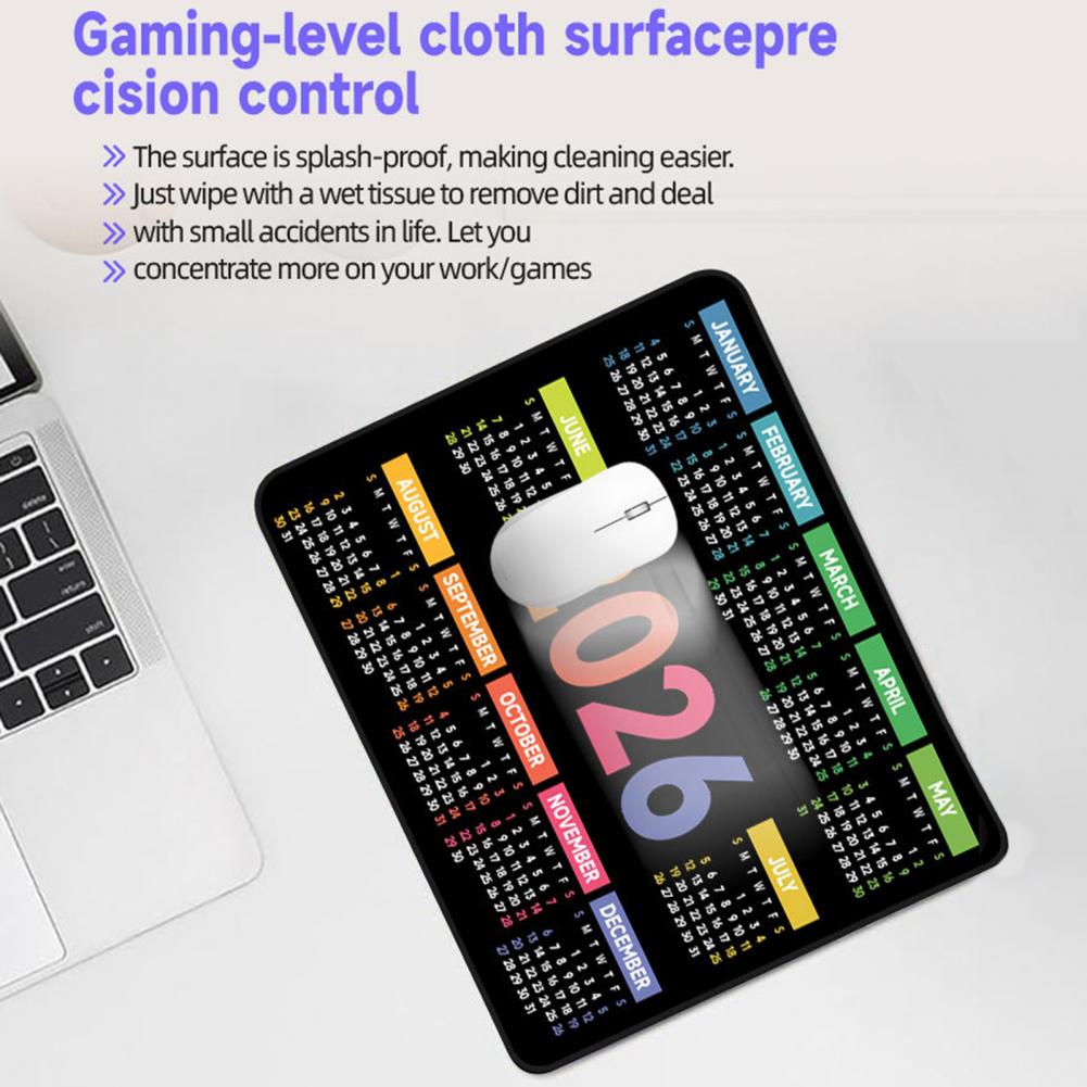 2026 Calendar Mouse Pad Waterp - Laptop Accessories For Gaming recensione e prezzo