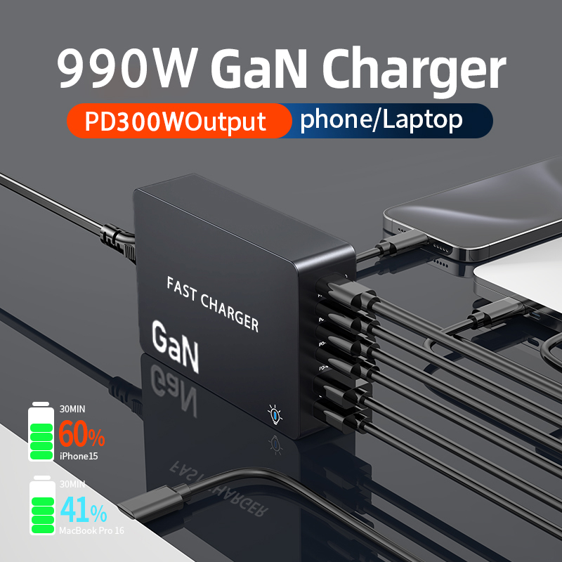 6-Ports PD USB GaN Fast Chargi - Laptop Accessories Uk recensione e prezzo