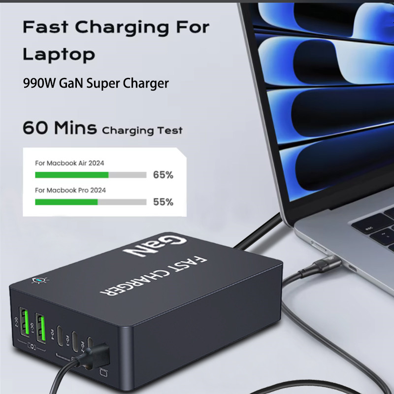 6-Ports PD USB GaN Fast Chargi - Laptop Accessories Uk recensione e prezzo