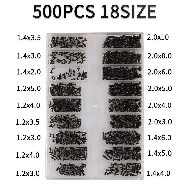 500PCS Laptop Notebook Screws  - Laptop Accessories Kit recensione e prezzo