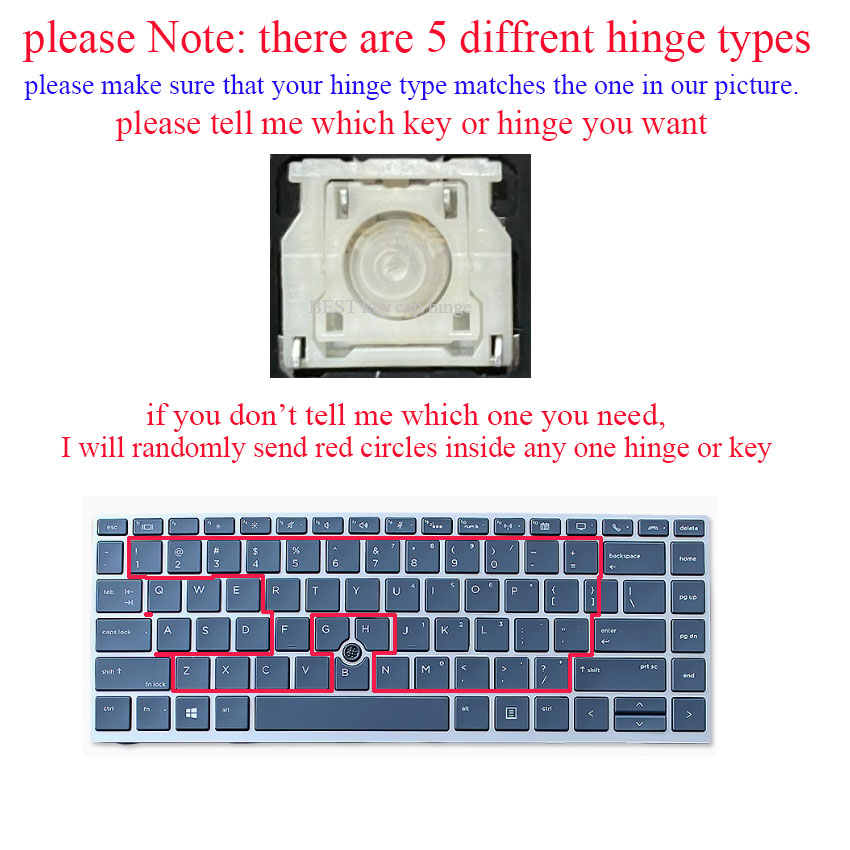 Key cap hinges Scissor Butterf - Laptop Accessories Hp recensione e prezzo