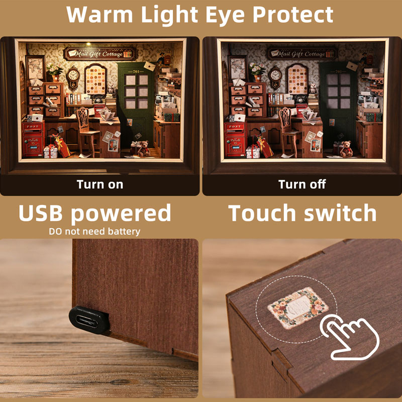 Retro Post Office Book Nook DI - Laptop Accessories Light recensione e prezzo