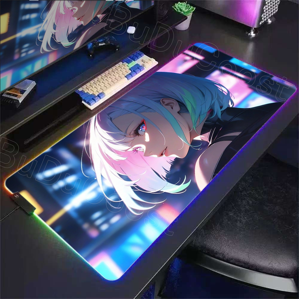 HD Anime Girl Mouse Pad RGB De - Laptop Accessories Girls recensione e prezzo