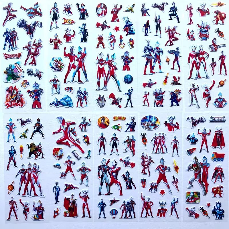 10pcs Cartoon Ultraman 3D Bubb - Laptop Accessories Wholesale recensione e prezzo