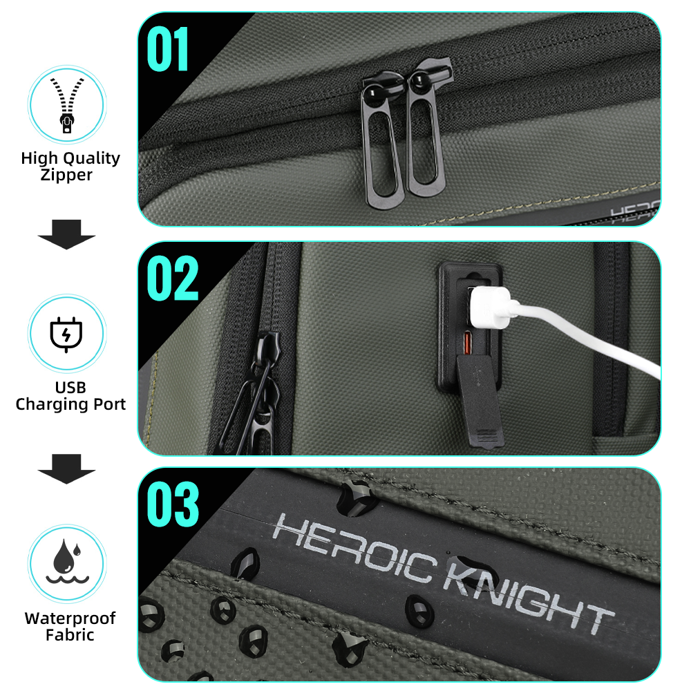 HK Business Men's Backpack 15. - Laptop Bag Waterproof recensione e prezzo