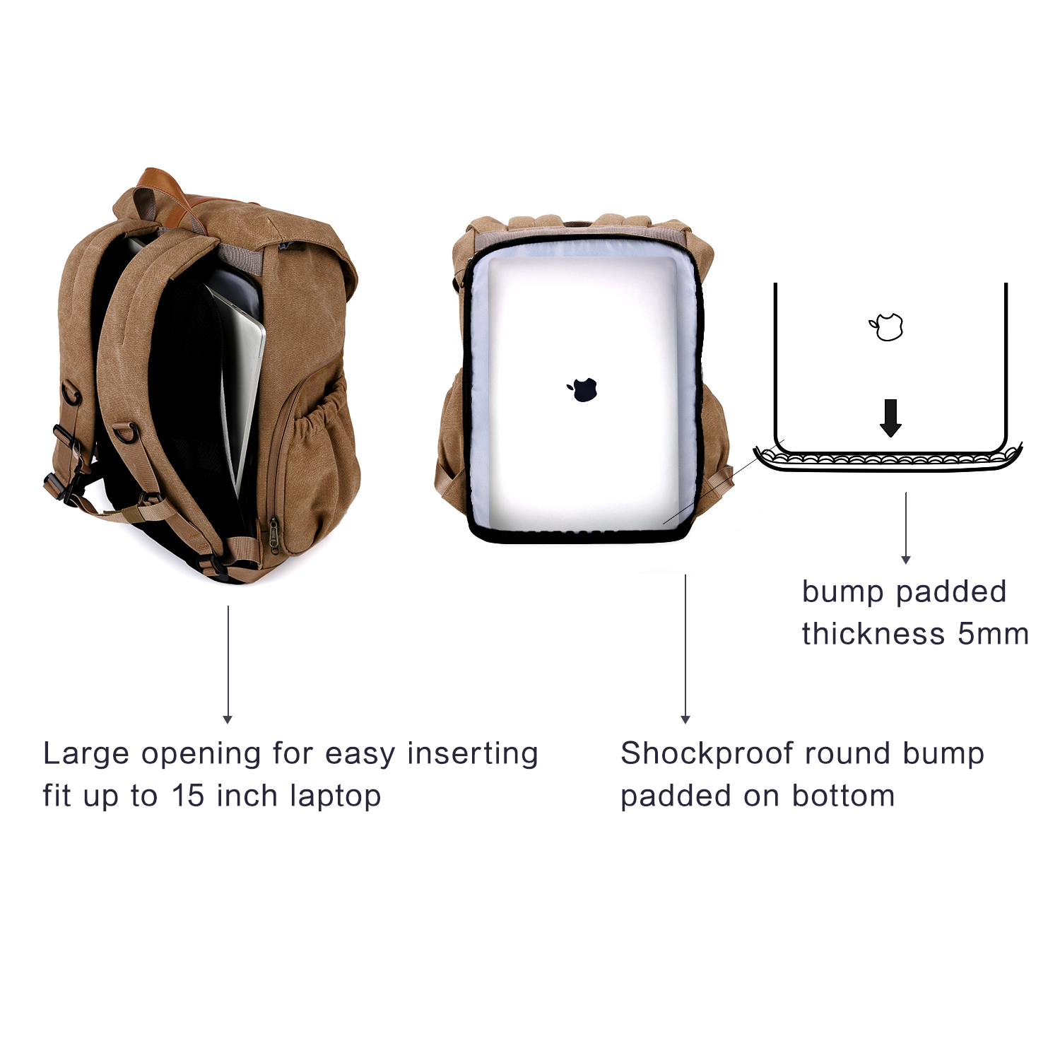 BAGSMART Camera Bag DSLR Photo - Laptop Bag Waterproof recensione e prezzo