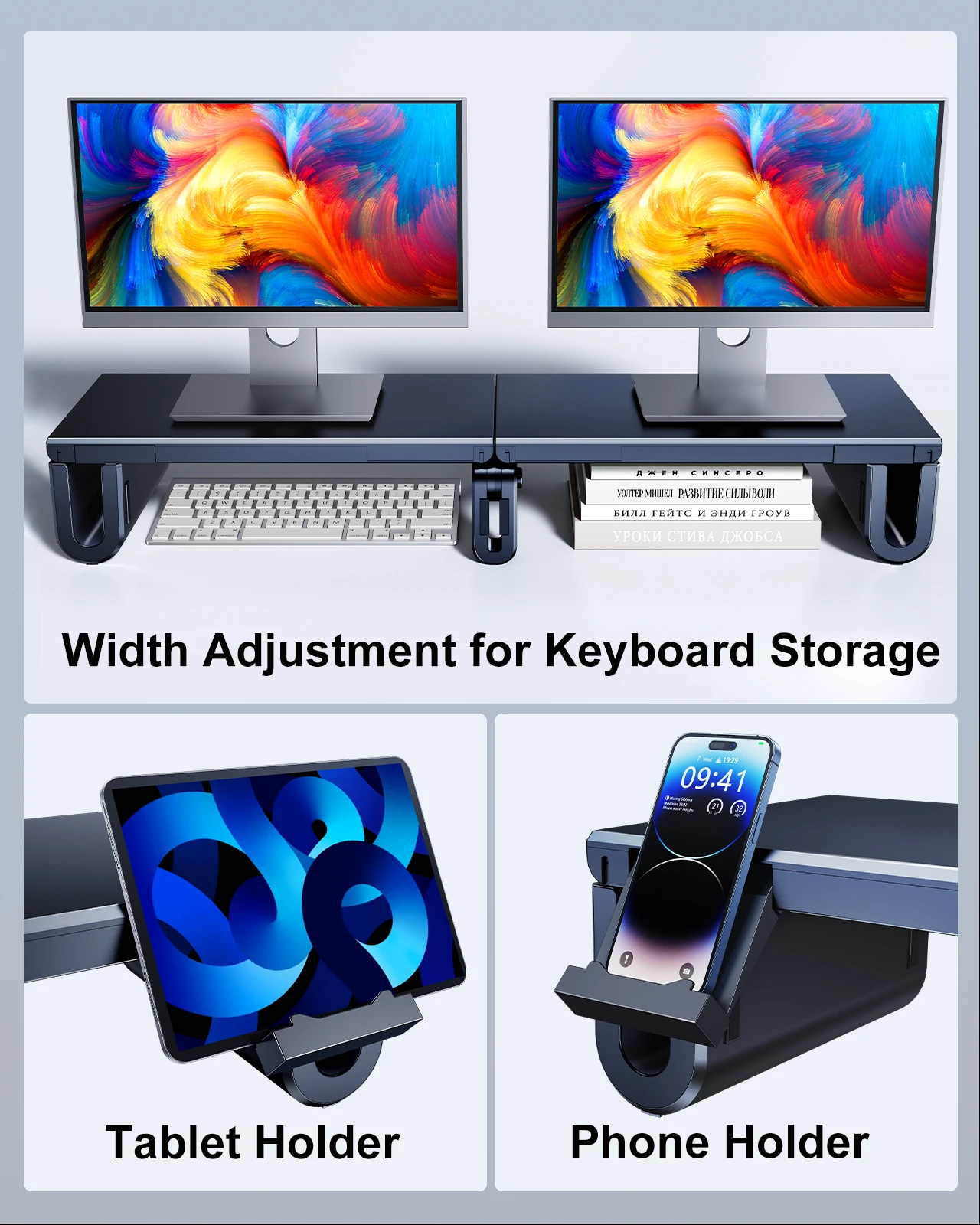 Oatsbasf Dual Monitor Stand Ri - Laptop Stand Riser recensione e prezzo