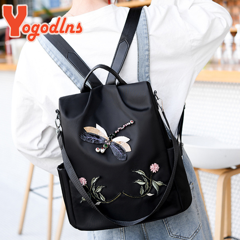 Yogodlns Fashion Embroidery Ba - Laptop Bag Waterproof recensione e prezzo